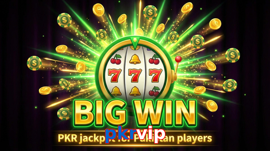 Big win animation on Pkrvip slot game