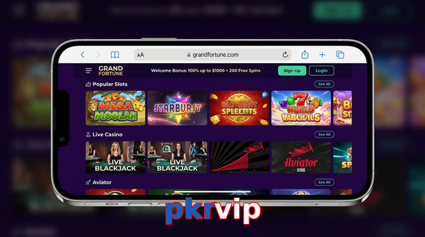 Main screen of Pkrvip ios page for PK players
